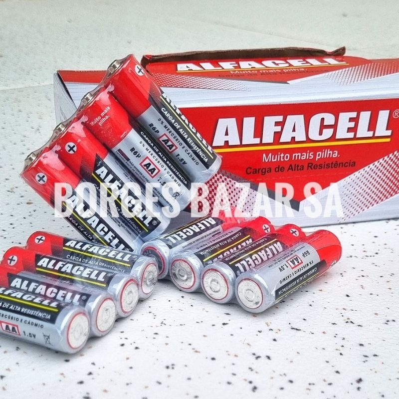 8 pilhas Afacell AA (comum) 1.5V – ENVIO IMEDIATO