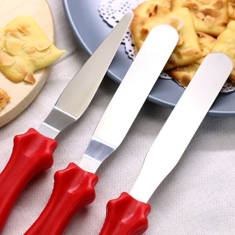 Kit 3 Espátulas Confeiteiro Para Bolos Decorados 