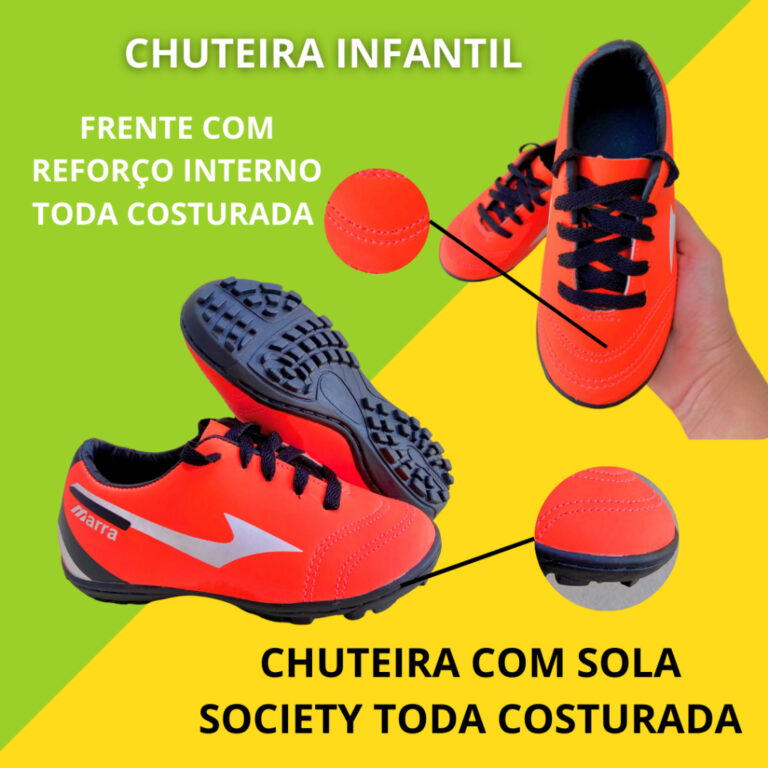 Tênis Chuteira Society INFANTIL – ENVIO IME