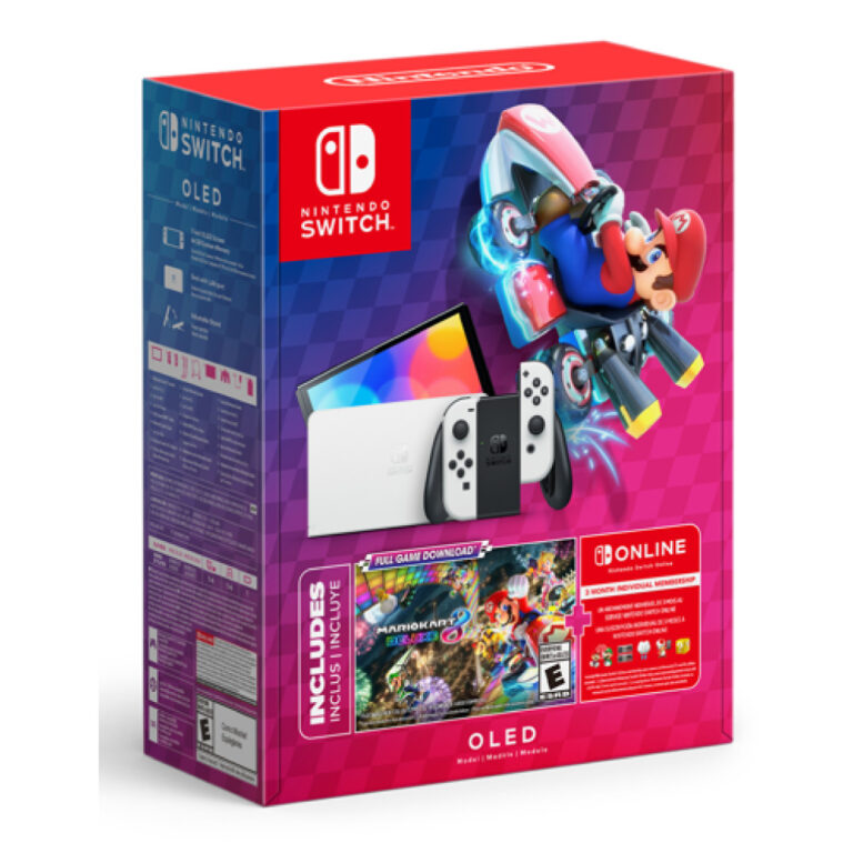 Console Nintendo Switch Oled + Jogo Mario Kart 8 D