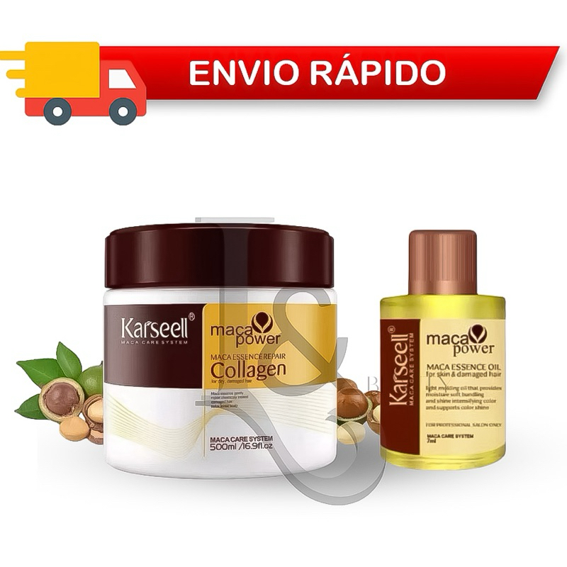 Kit 1 Máscara Pós Química BellaTerapia + 1 Óleo 7ml – Original – LindaEBella