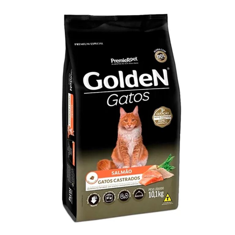 Ração Premier Golden para Gatos Adultos Castrado