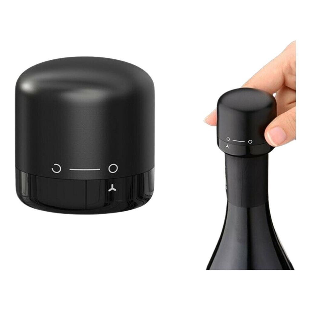 Tampa Rolha Inteligente Vácuo Pressão Vinho Champagne Vedação Conservação