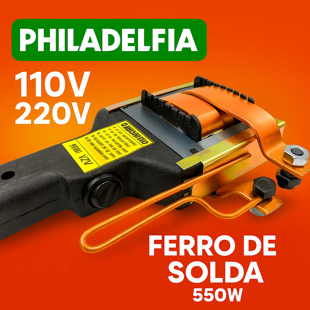 Ferro de Solda Profissional Philadelfia 550W 110V 220V Alta Precisão Portátil Leve