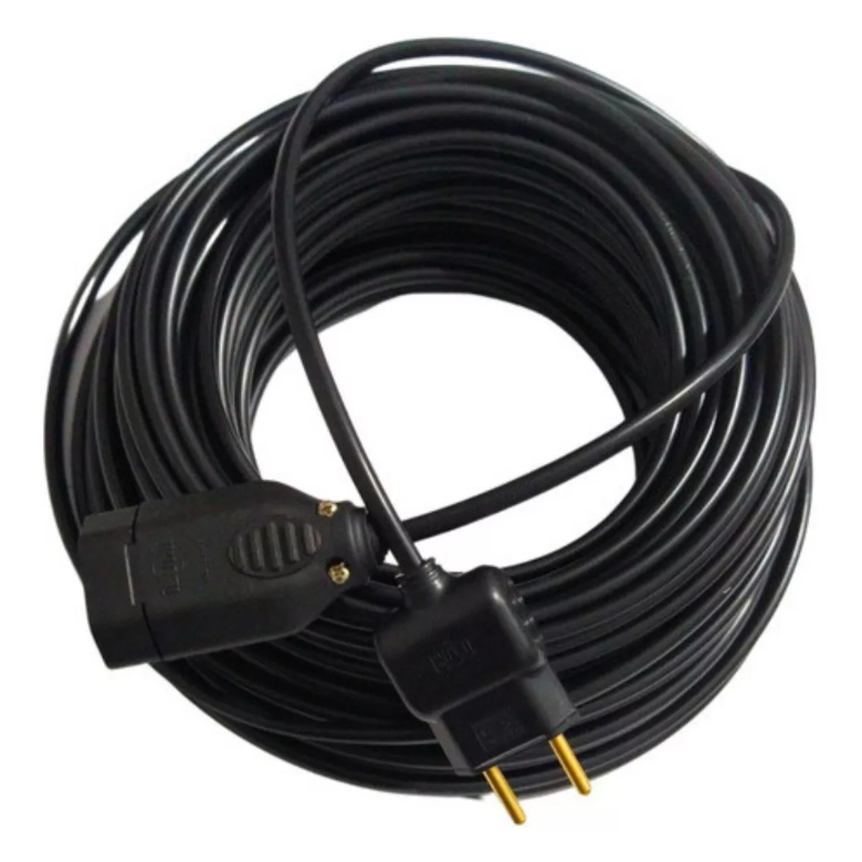 Extensão Eletrica 30 Metros Reforçada Profissional 10/20a 2×1.5