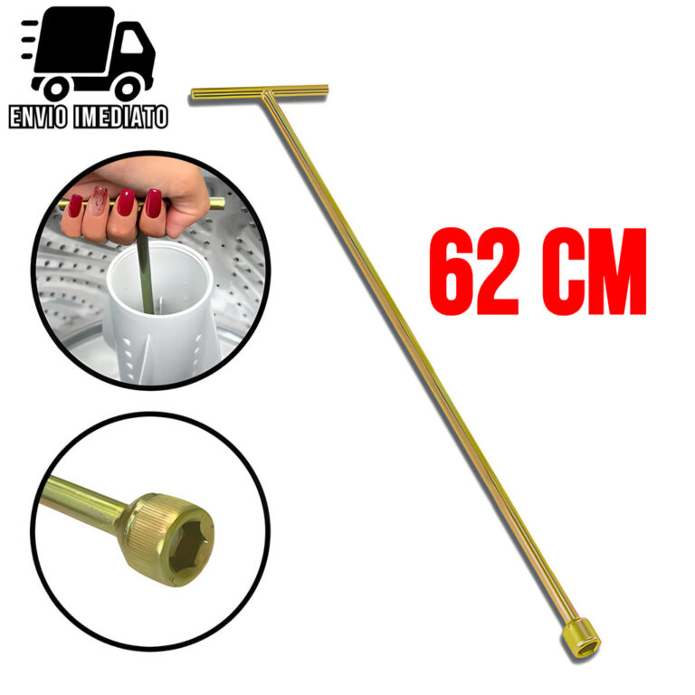 Chave T 10mm Longa 62cm para Maquina de Lavar Agit