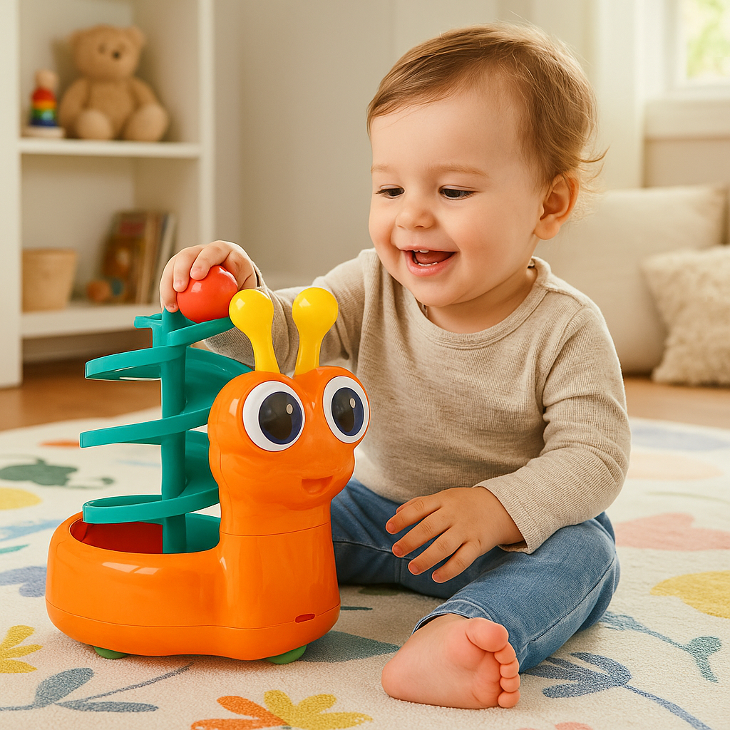 Brinquedo para Bebê de 2 anos Caracol Radical Menino e Menina