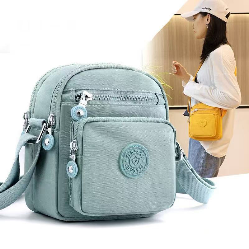 Bolsa Feminina Pequena Porta Celular Transversal Nylon Casual