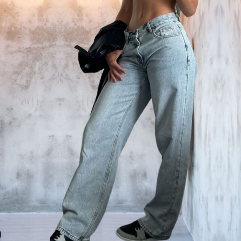 CALÇA CINTURA BAIXA JEANS DENIM MODA VERÃO