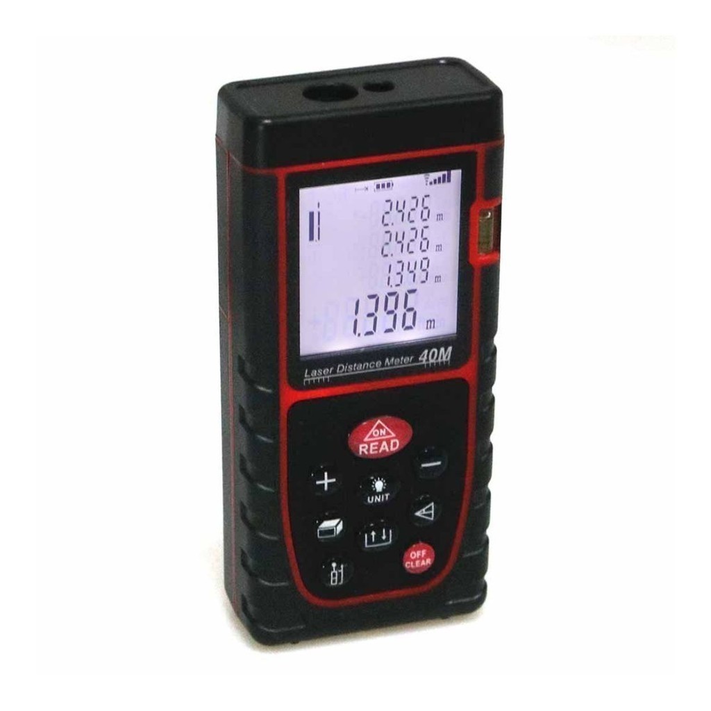 Medidor de distância a laser de alta precisão de 40m m/in/ft/ft+in SUS
