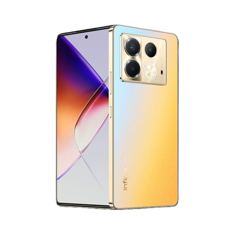 Smartphone Infinix Note 40 5G 8GB RAM 256GB Câmera Tripla 108MP+ Sel32MP NFC 6,78 AMOLED Dual Chip