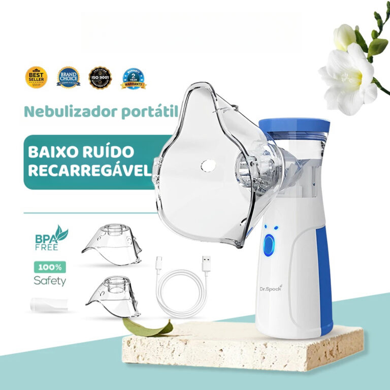 Inalador Nebulizador Portátil Ultrassônico Atomi