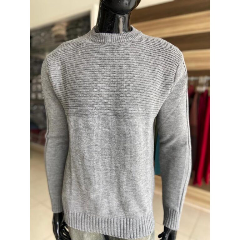 Blusa Sueter Lã Quentinha Masculino detalhes em n