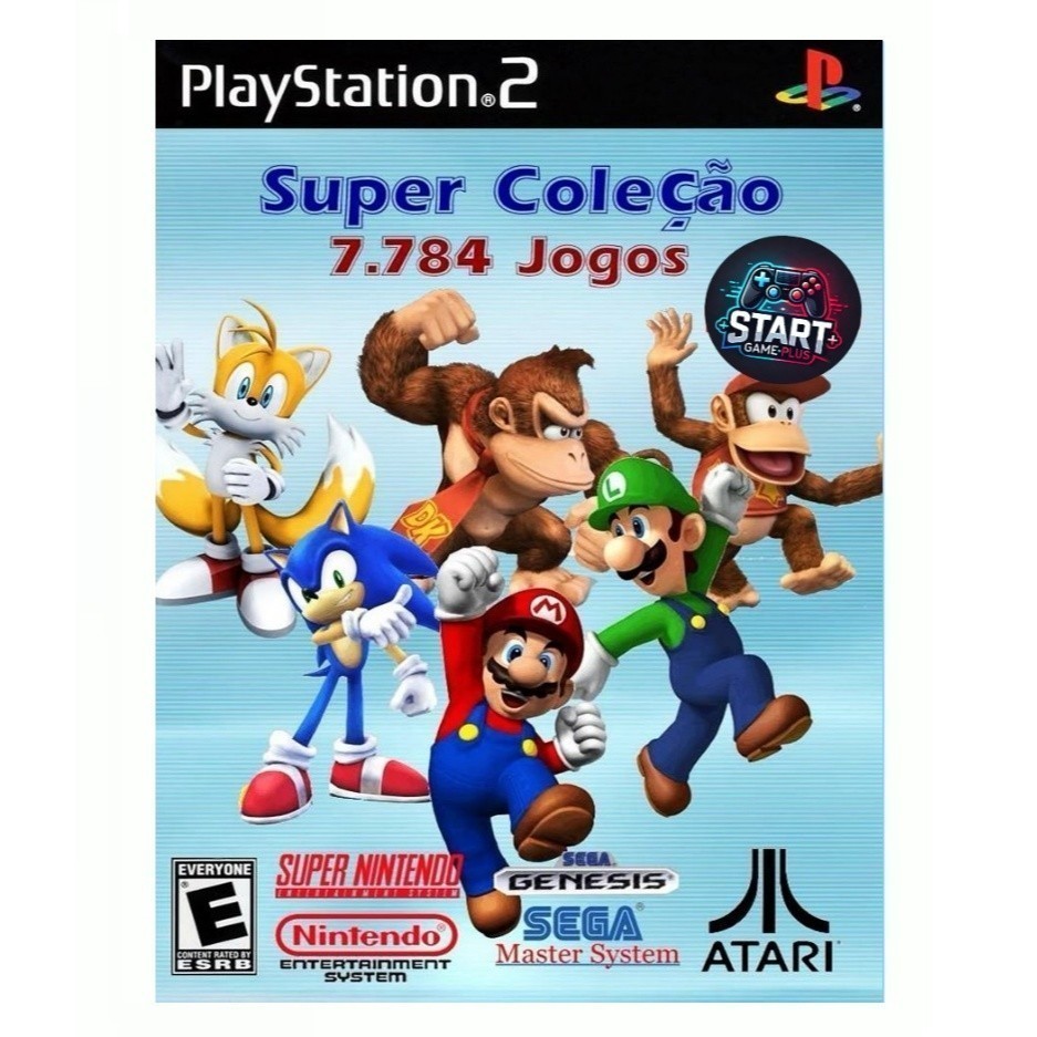 SUPER COLEÇÃO 7.784 JOGOS