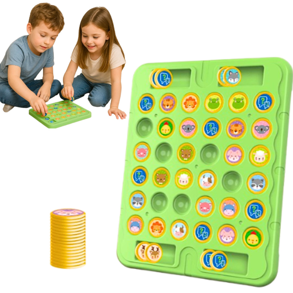 Jogo da Memória Portátil Educacional Pedagógico Concentração Brinquedo Crianças