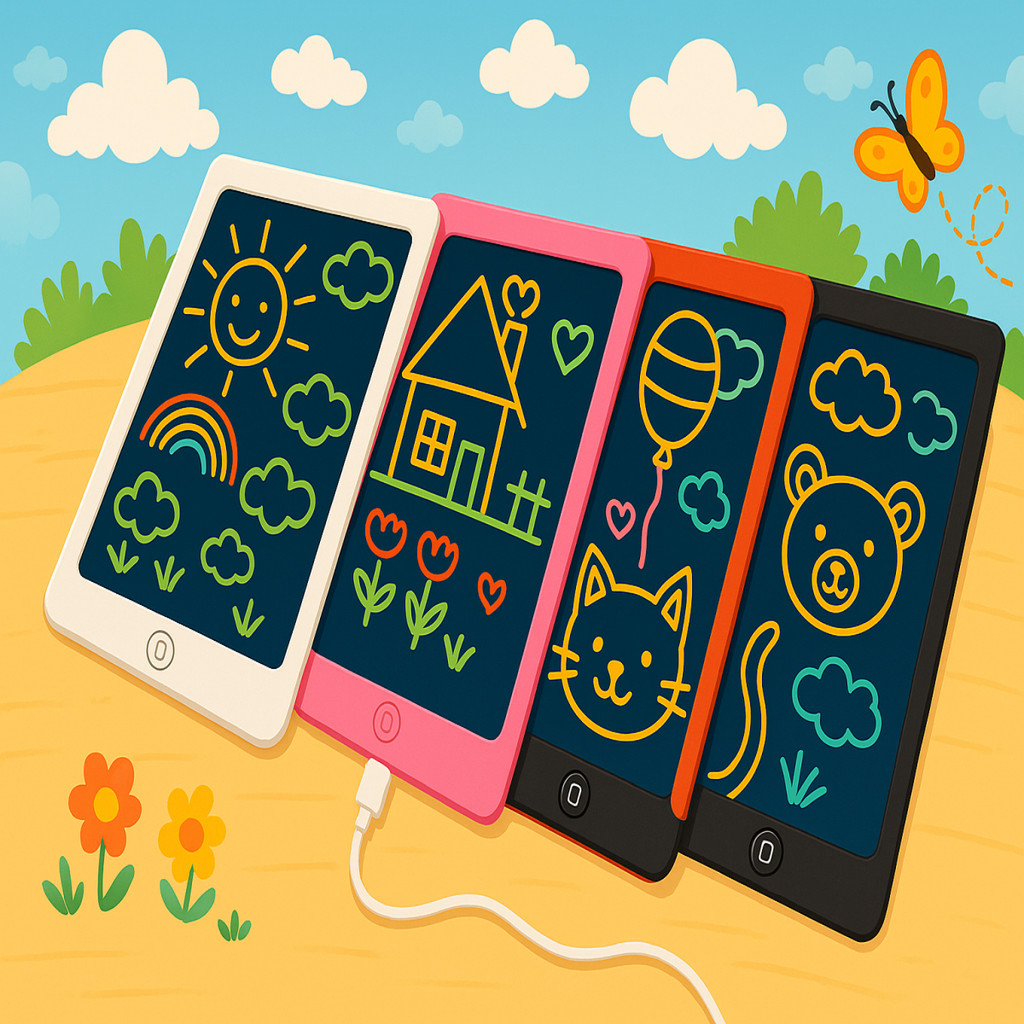 NOVA – Lousa Mágica Recarregável USB Lcd Infantil Tablet Com Caneta 12 e 14 Polegadas