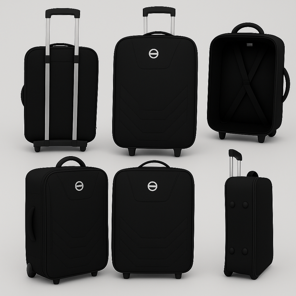 Mala Pequena para Village 10kg com Rodinhas