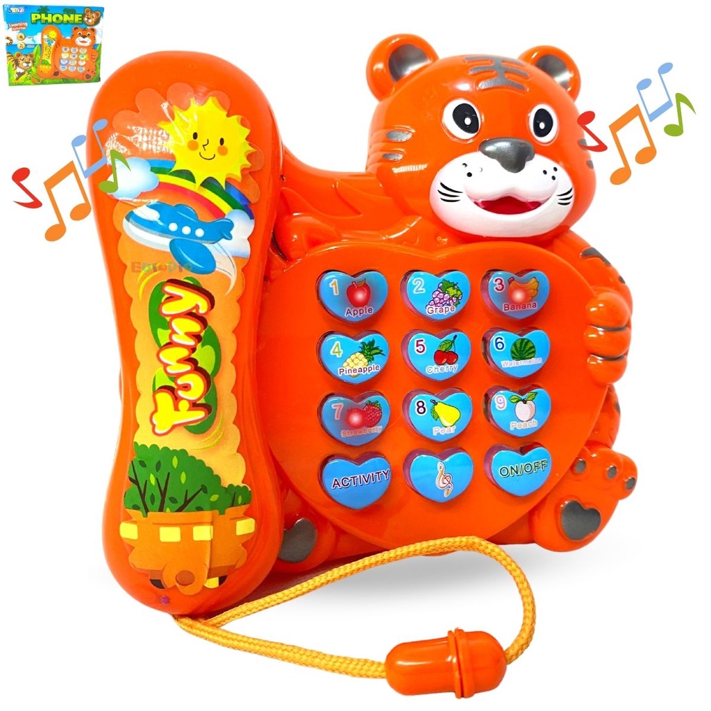 Telefone Musical Infantil Vários Modelos Brinquedo Educativo