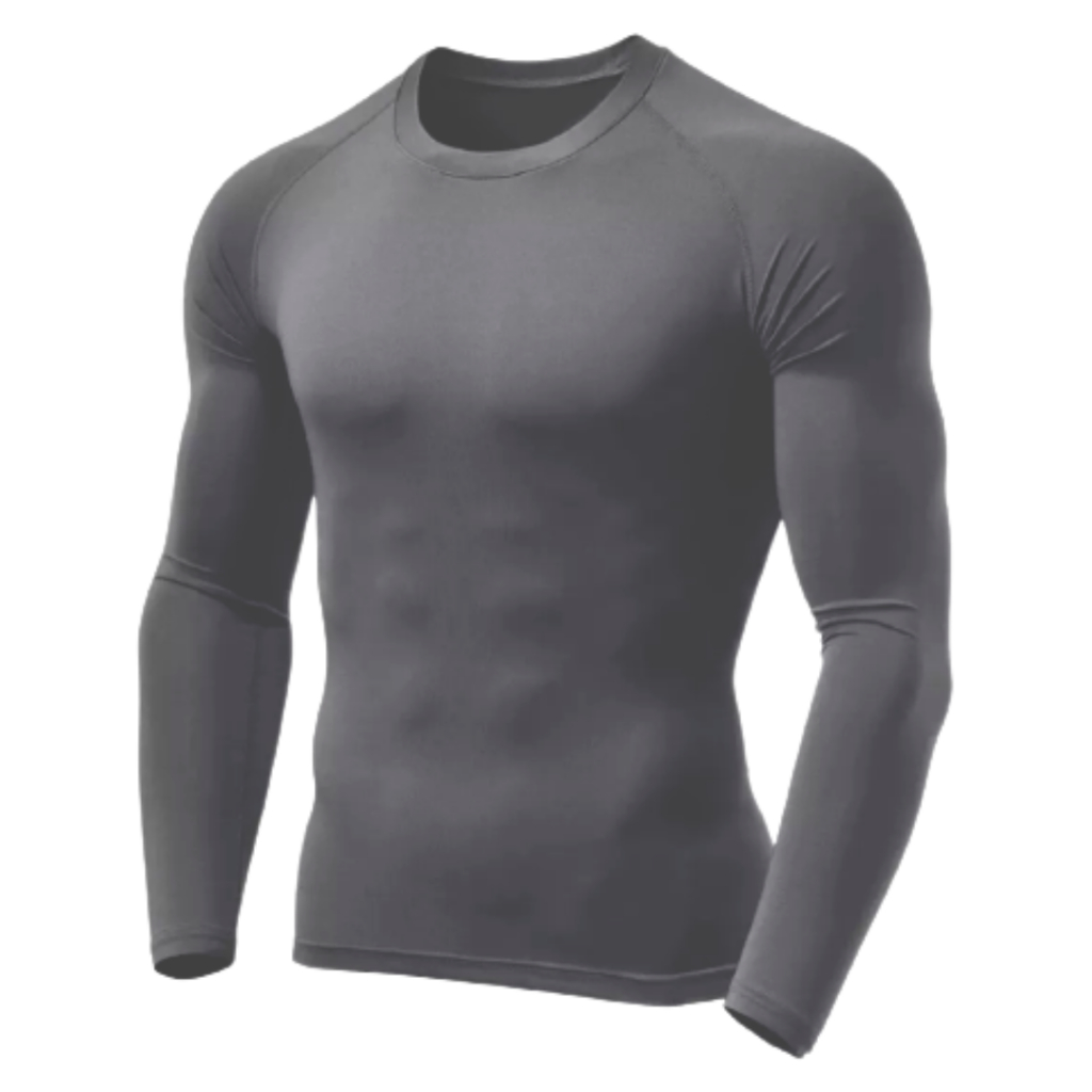 Camisa Térmica Proteção Uv 50+ Segunda Pele Camiseta Blusa Malha Fria Unissex Academia Manga Longa P