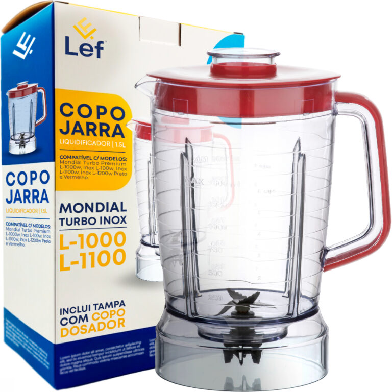 Copo Para Liquidificador Mondial Turbo Inox L-1000