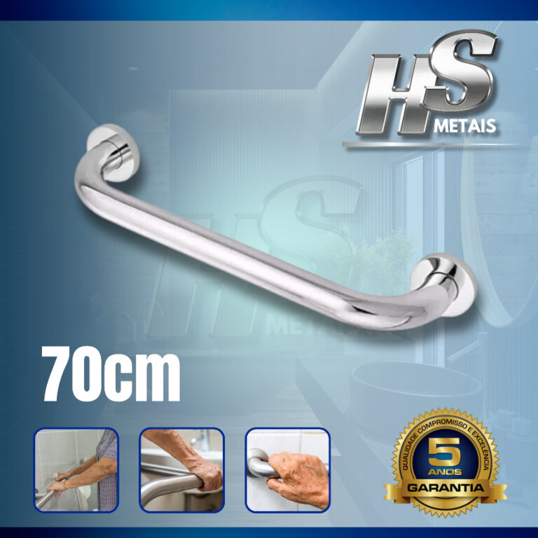 ALÇA DE SEGURANÇA 70CM PARA BANHEIRO CORRIMÃO B