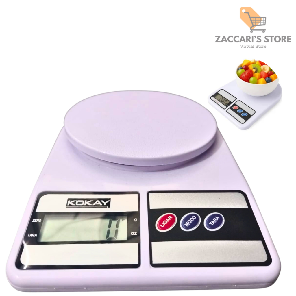Balança Digital De Precisão Para Pesagem Para Uso Cozinha Peso Máximo 10kg