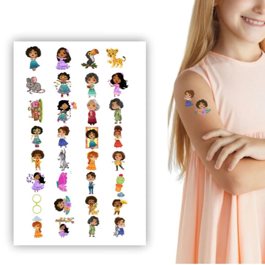 Tatuagens Temporárias 32 pçs – Encanto
