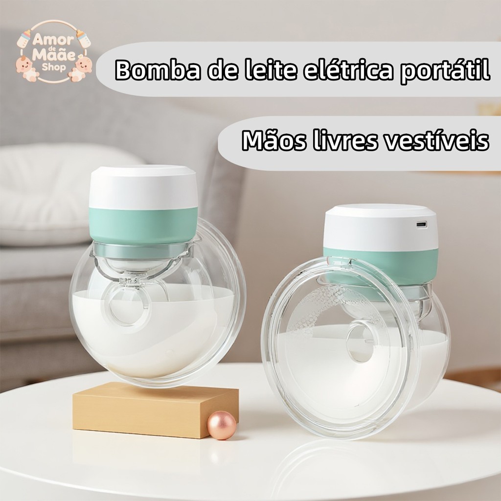 Bomba Tira Leite Portátil Recarregável Extrator Bomba Tira Leite Automático Para Amamentação