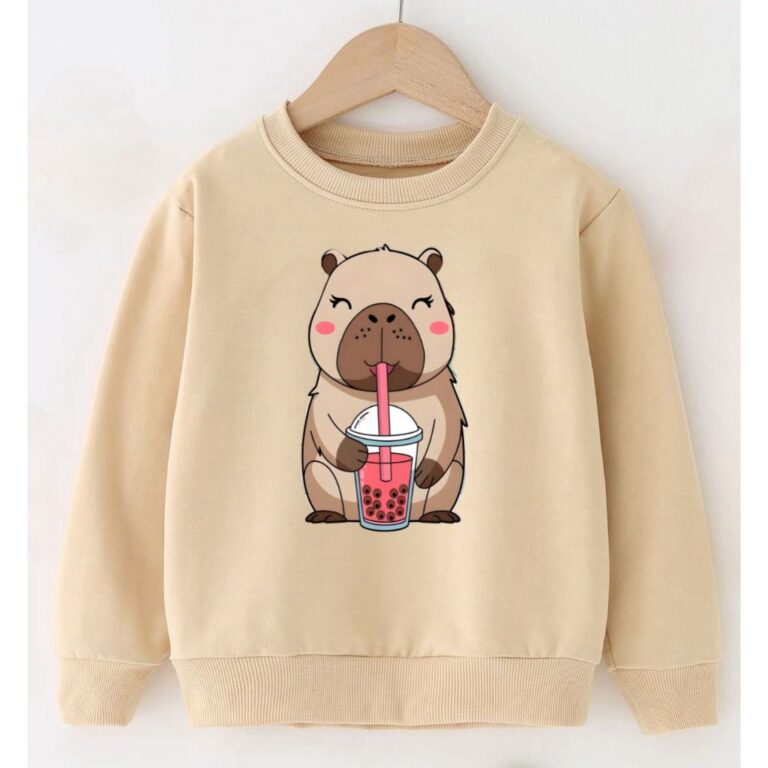 Moletom Infantil Menina Menino com Acabamento de A