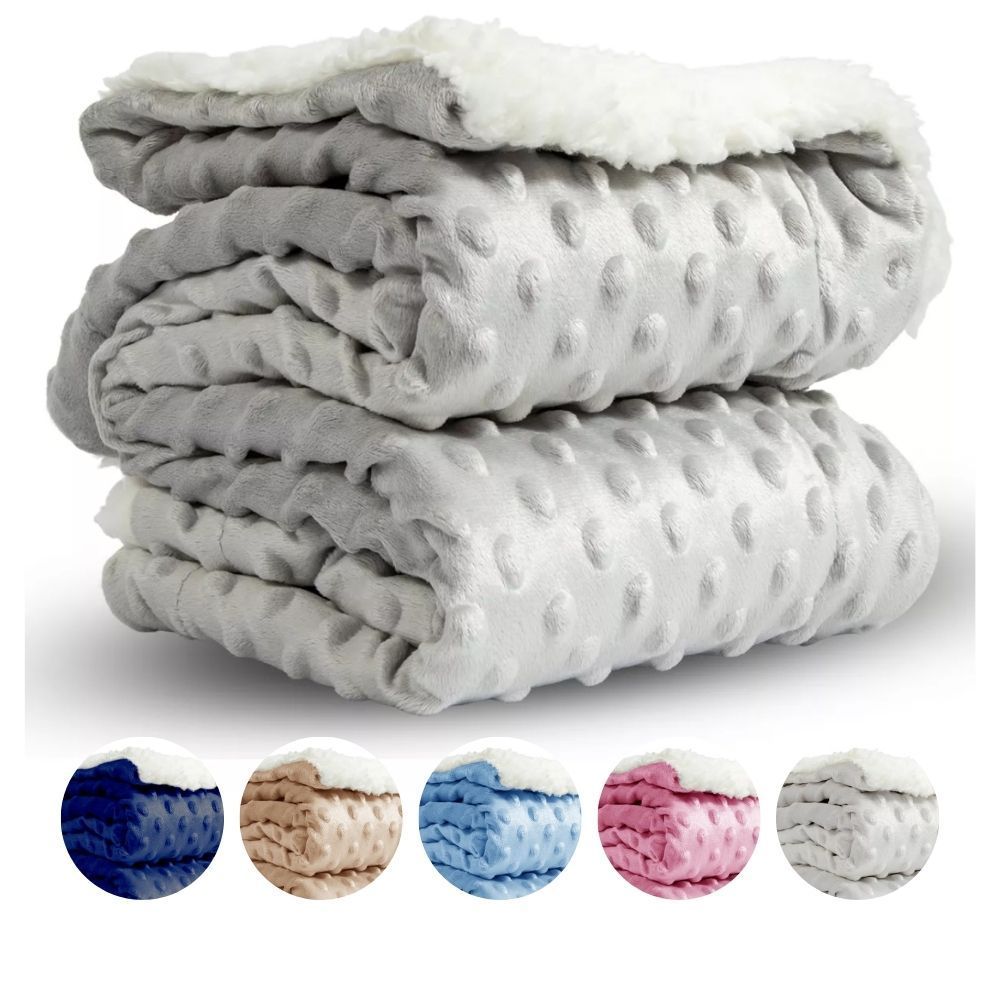 Cobertor de Bebe Luxo Saida de Maternidade Mantinha Premium 0,75 x 1,00m