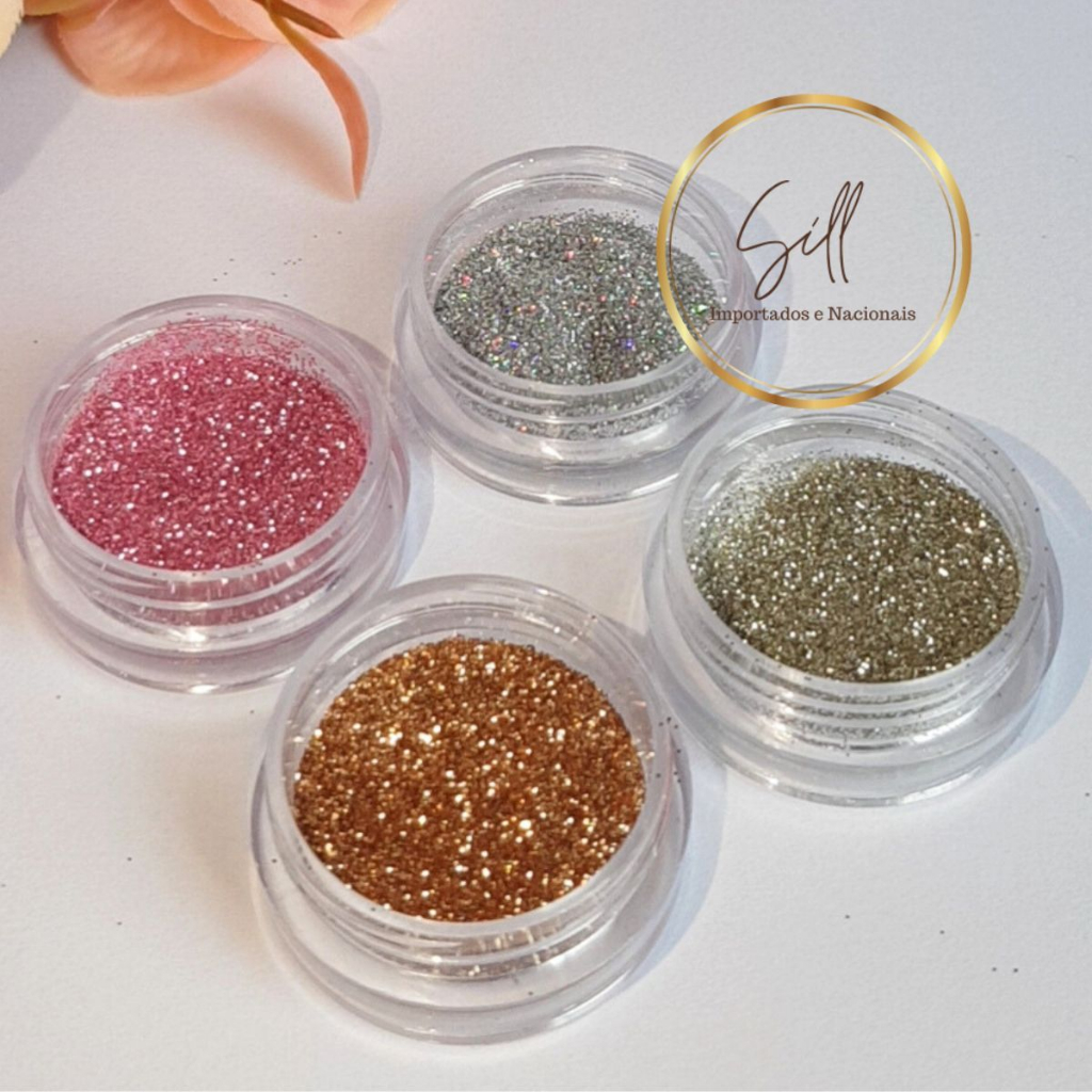 Glitter Poliéster Fino Resistente – Maquiagem Solto e Fino – IMPORTADO