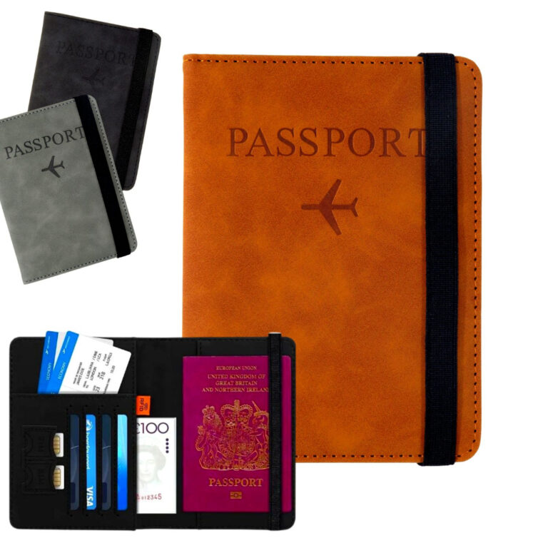 Carteira Porta Passaporte Documentos Cartões Céd
