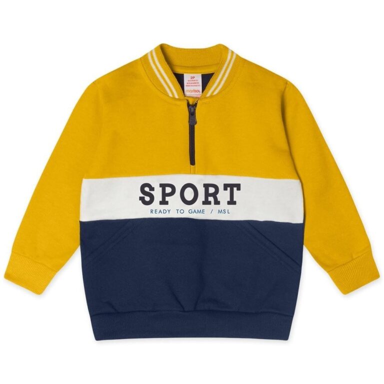 Blusão Moletom Infantil Masculino Marisol