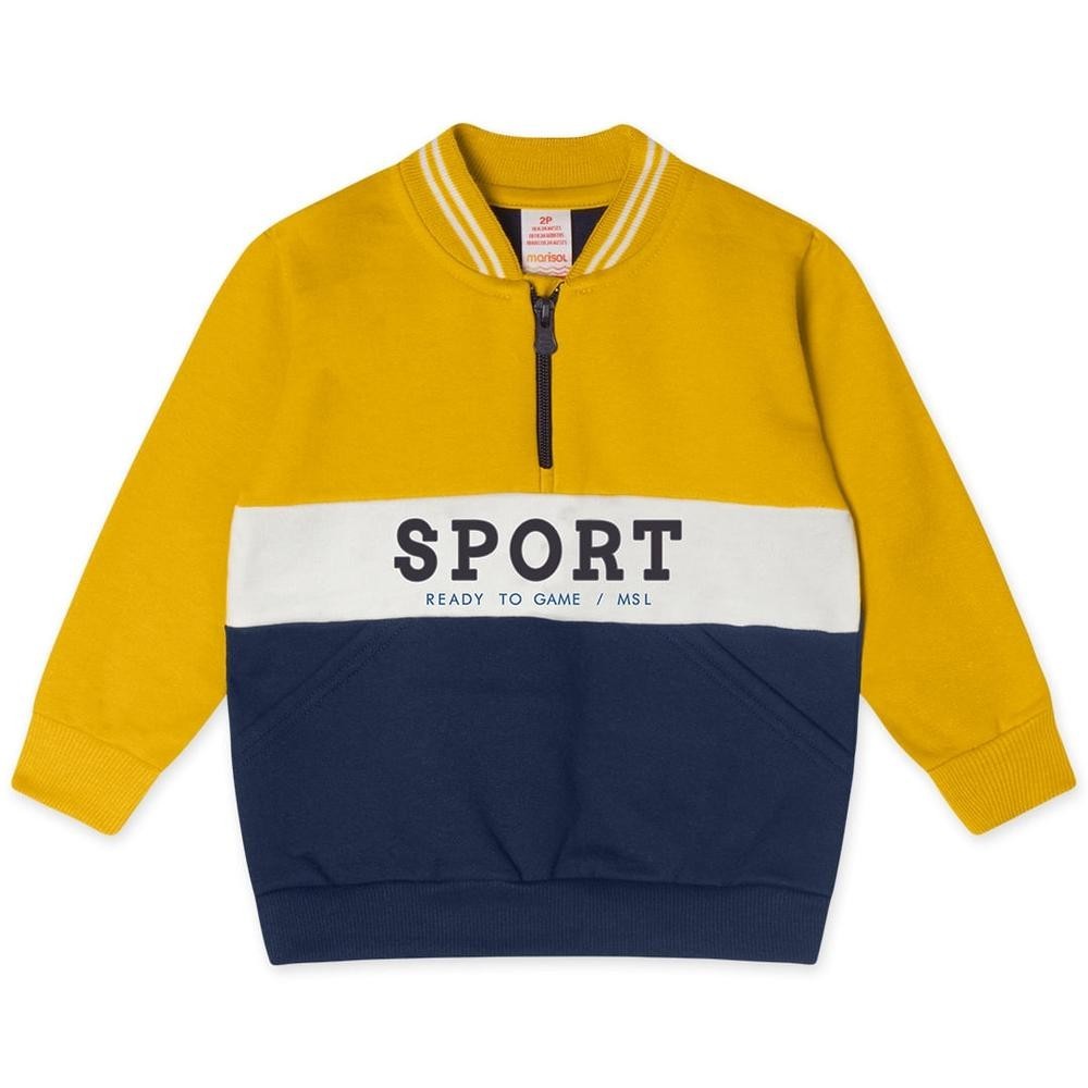 Blusão Moletom Infantil Masculino Marisol