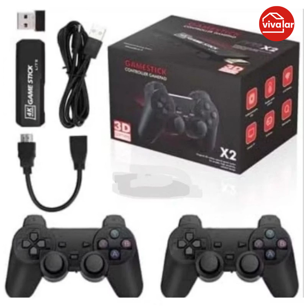 Joystick 2 – Console 4K GD10, 64GB, 37k jogos + 2 ctrls, entrega rápida Jogos retrô para PSP PS1 GBA