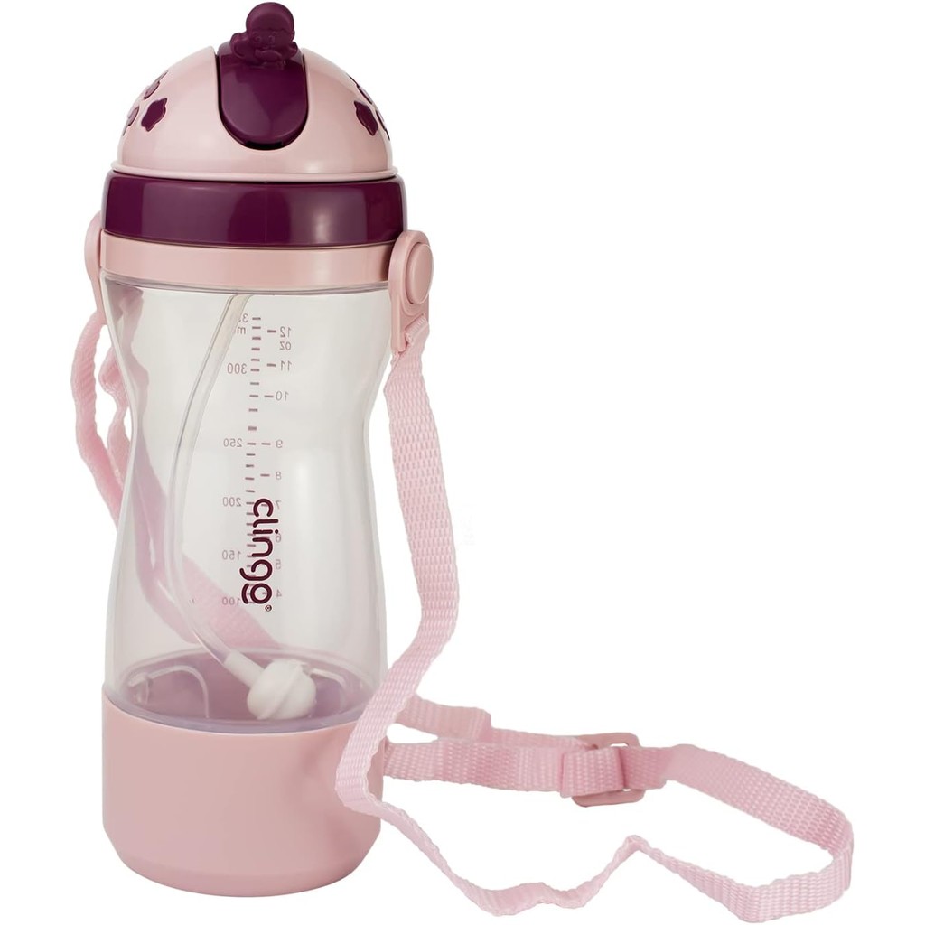 Garrafa Infantil Clingo com Porta Biscoito  Transição de Mamadeira para Copo