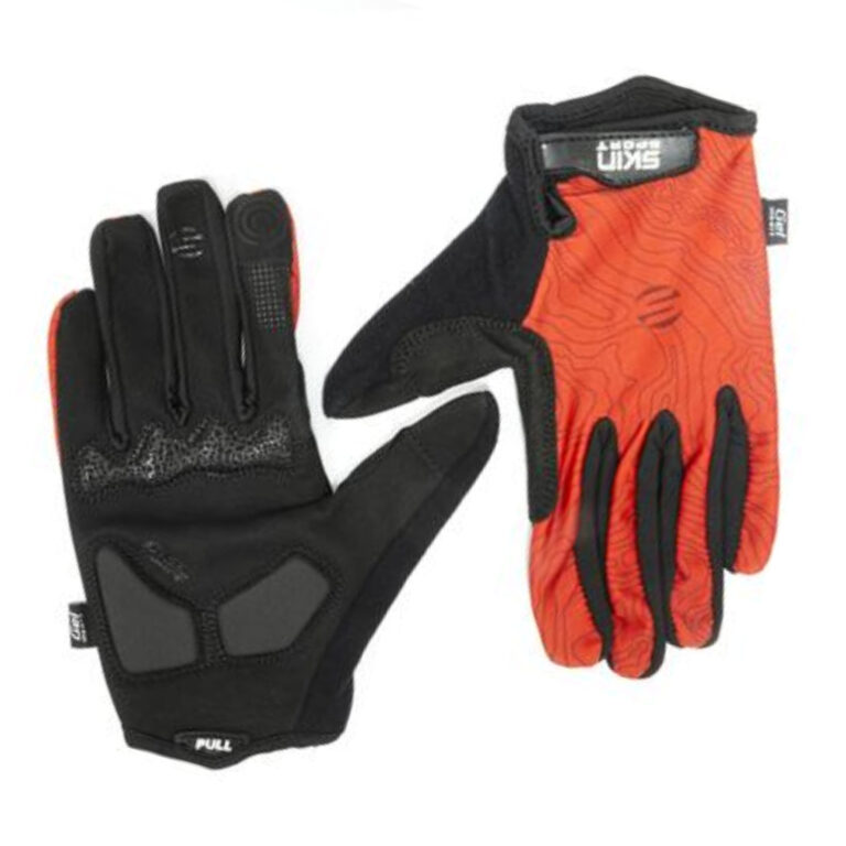 Luva Ciclismo Skin Sport Air Gel Tamanho M Vermelh