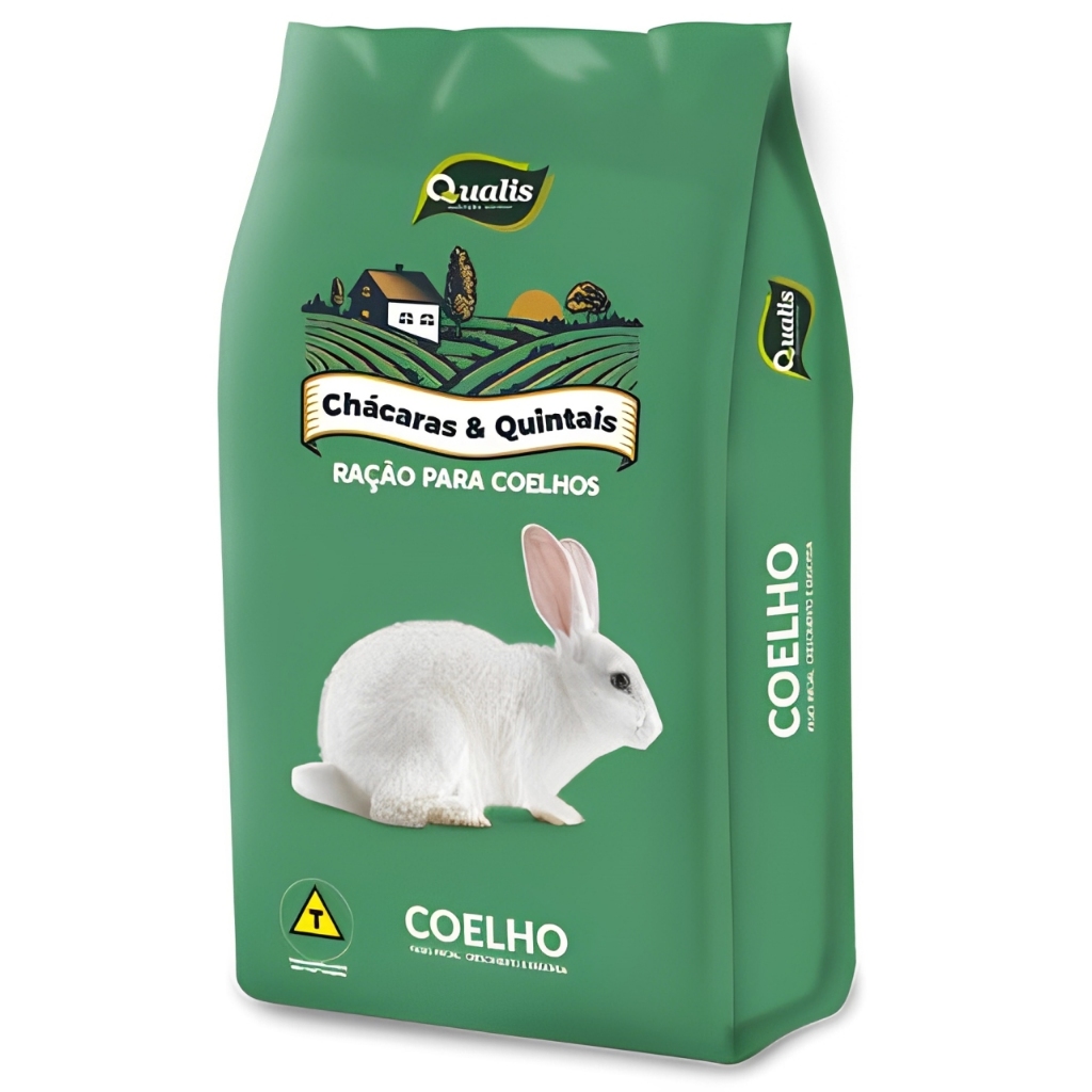 Ração Coelho Nobre Peletizada 13% Proteína Qualis 5kg
