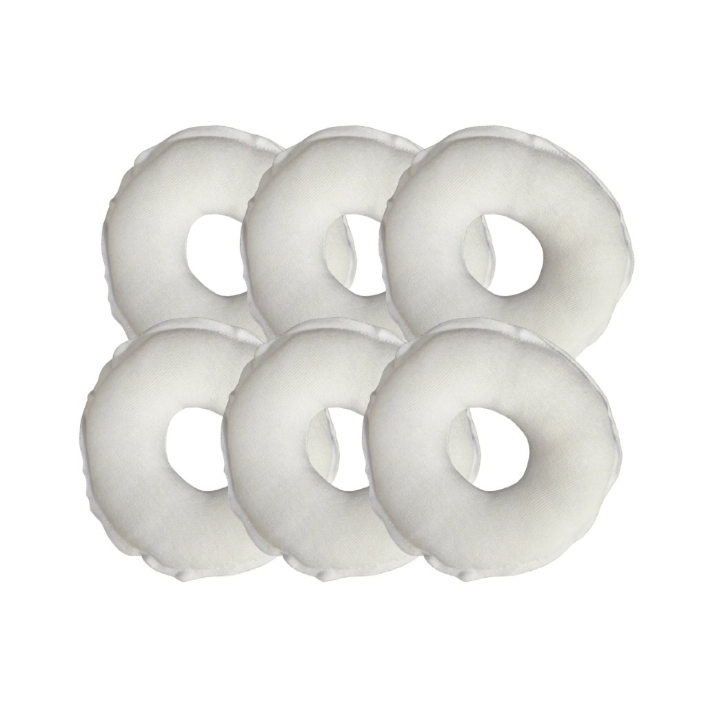 Kit 6 Rosquinha Amamentação Protetor Para Seios Algodão Antialérgico Reutilizável