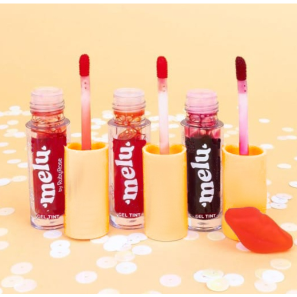 Batom Liquido Lip Tint Vermelho Rosa Ruby Rose Mel