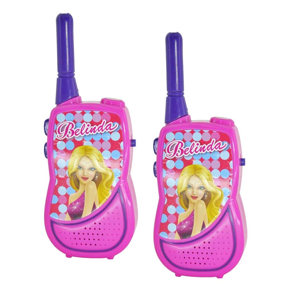 Brinquedo Radio Comunicador Walkie Talkie Belinda Rosa – Dm Toys