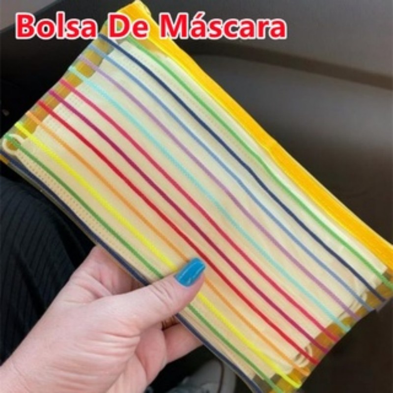 10 Peças Portabilidade Bolsinha Necessaire Armazenável Multiuso Bolsinha Promoções