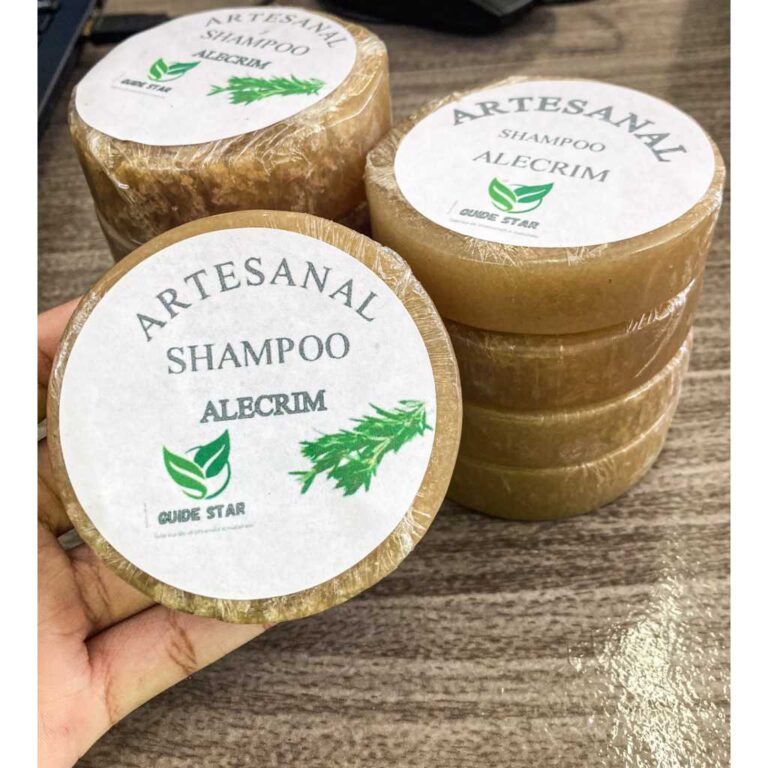 Shampoo Sólido de Alecrim Vegano Controle de Qued
