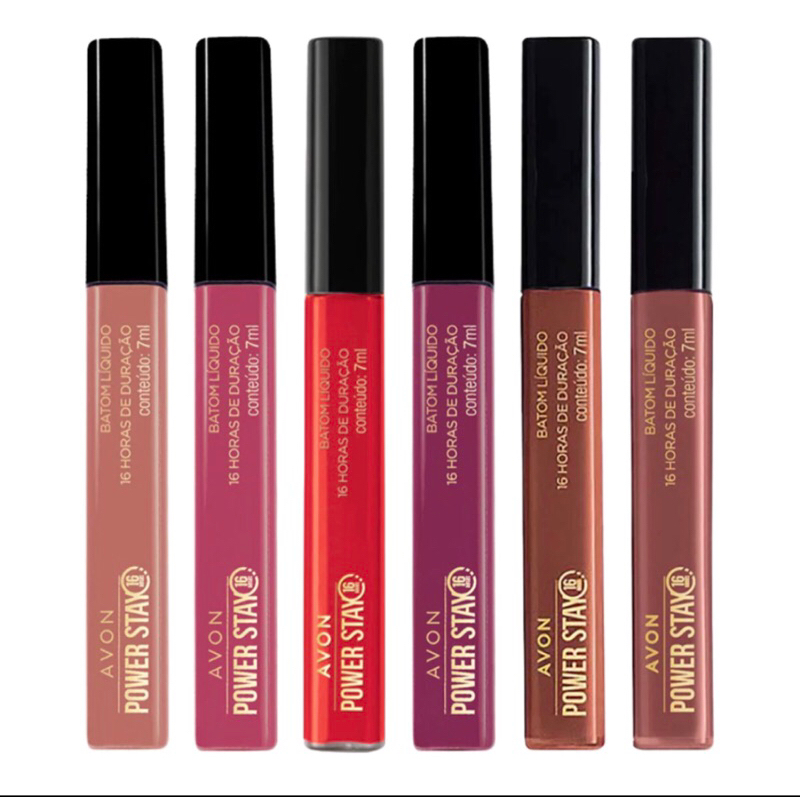 Batom líquido Avon power stay 16h- longa duração