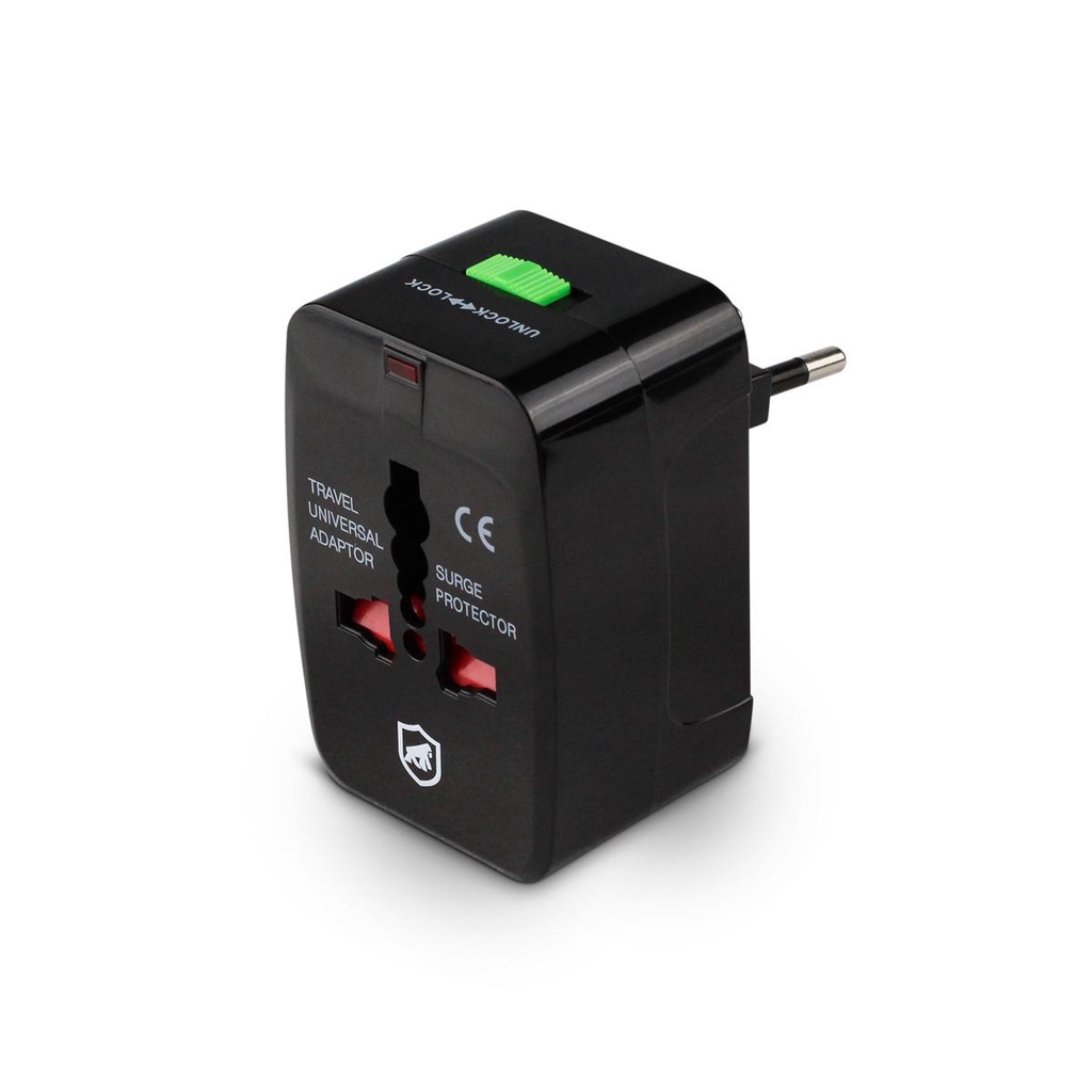 Adaptador de Tomada Universal para Viagem – Compatível com 150+ Países – Gshield