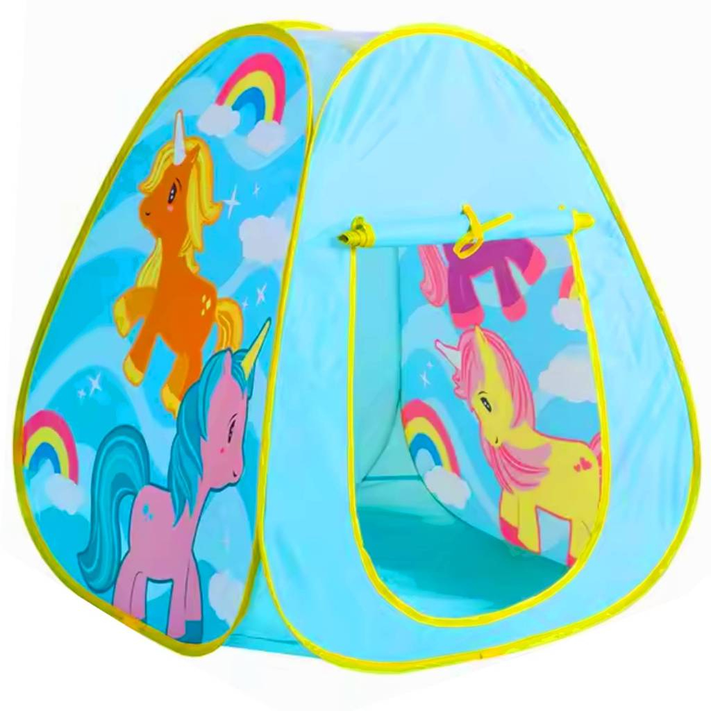 Barraca Luxo Unicórnio Menina – Toca Auto Montável – Tenda de Poliéster De Ultima Geração – Inmetro