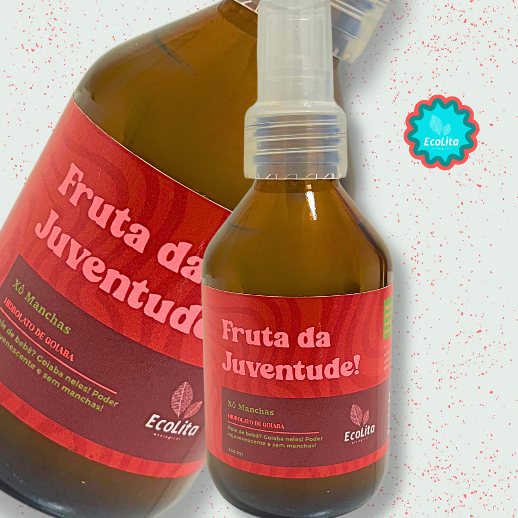 Fruta da Juventude | Hidrolato de Goiaba | Clareador e Rejuvenescedor | VEGANO