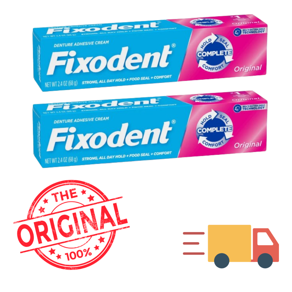 Kit Fixodent Creme Fixador de Prótese 68 Gramas 100% Original