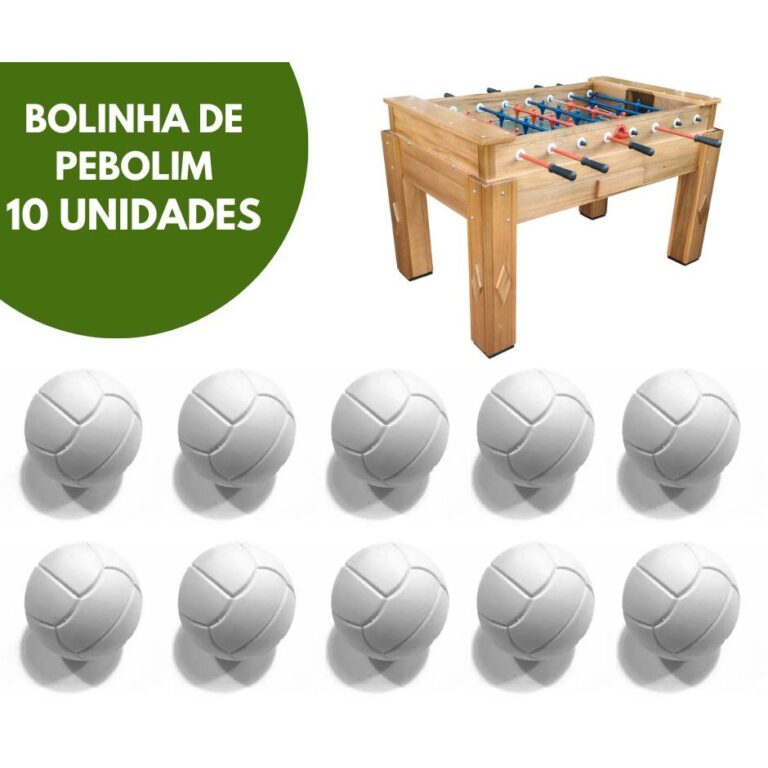 BOLINHA PEBOLIM BOLA PESADA KIT 10 UNIDADES