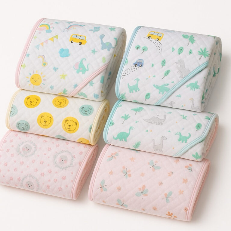 Toalha de Banho Bebê com capuz Karinho dupla cama